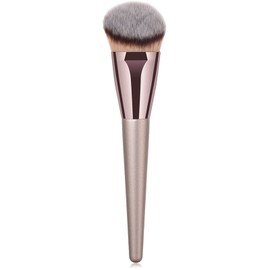 Professional Angled Foundation Brush Premium Synthetic Kabuki Makeup Brush Bronzer Contour Brush Cosmetic Applicator for Blending Liquid Powder BB Cream Vegan Brochas de Maquillaje