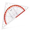 Aristo AR23003 College Geometry Triangle with Firm Grip (Hypotenuse 16
