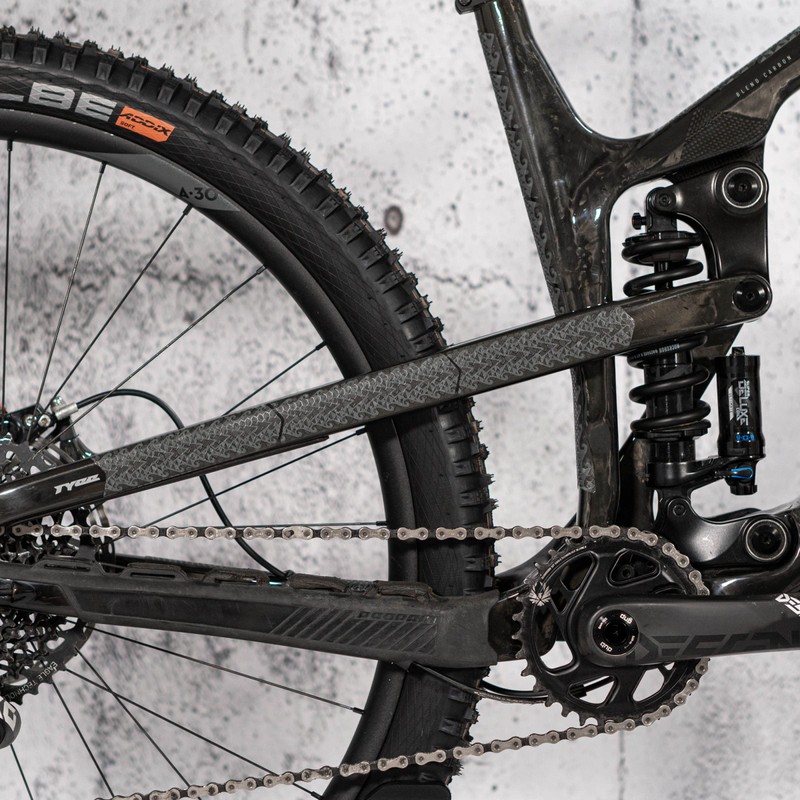 Riesel Design Protectors Stickers Triangle Rear Bike Frame - Tape