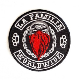 LA Familia Worldwide - Embroidered Patch - NEW - Iron-on/Sew-on