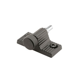 Prime-Line U 9849 Zamak Twist-In Sliding Door Lock for Patio Sliding Door Systems and Horizontal Sliding Windows, 1-9/16 Inch Hole Spacing, Black, Set of 1