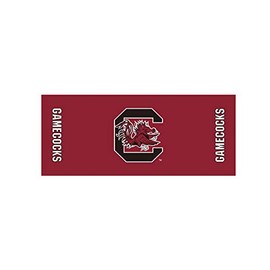Kwik-Covers Collegiate Rectangle Plastic Table Cover, Single Cover (University of South Carolina, Gamecocks, 6' x 30")