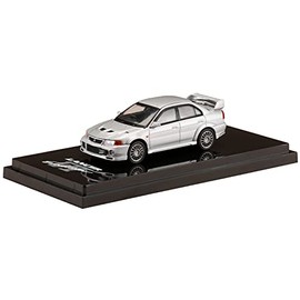 Hobby JAPAN 1/64 Mitsubishi Lancer GSR Evolution 6 (CP9A) Satellite Silver Metallic Finished Product HJ641033AS