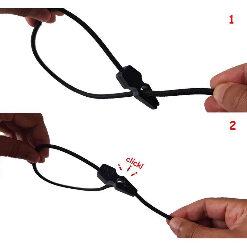 Magma 12 Elastic Tension Ropes with Quick Releases, Robust Tie