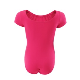 WEGETIT Leotards for Girls Ballet Dance Toddler Gymnastics Hot Pink (4-6 Years)