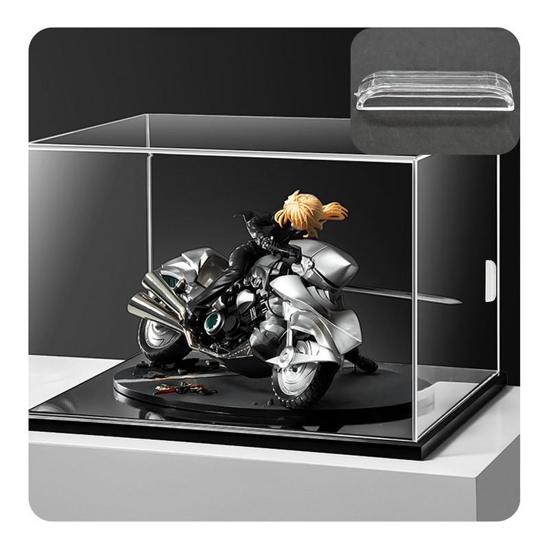 bociloy 12Pcs 2 Inch Transparent Acrylic Glass Door Handle Pulls,