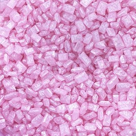 A Pinch Of... Glimmer Sugar Pink - Mini Pouch - 30g. This beautiful glimmer sugar is versatile and ideal for all of your cakes & bakes. Just enough for a single bake. (Glimmer Sugar Pink)