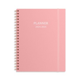 Cheericome Planner 2024-2025, Monthly Weekly Planner Runs January 2024 to June 2025, 2024-2025 Planner with PP Cover and Elastic Band, 18 Monthly Planner, Rose Monthly Planner Calendar