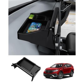 FIILINES Center Console Organizer Fit for 2023 2024 2025 Honda CR-V EX-L/Sport-L Hybrid, (Fit 9" Touch Screen) Dashboard Tray Interior Insert CR-V Accessories Behind Screen Black