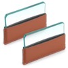 Aswalling 2-Pack Glass Slicker for Leathercraft Burnishing Leather Burnishing Tool