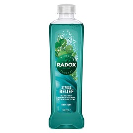 Radox Mineral Therapy Stress Relief Bath Soak uniquely blended with minerals, herbs, rosemary & eucalyptus for a soothing bubble bath 500 ml