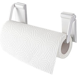 Magnetic Paper Towel Holder,Wall-Mount Roll Paper Towel Holder,Kitchen Towel Holder for Home,Bathroom,Cabinet (White, Large)