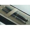 Sheaffer 100 matte Gray Signature mid ring and dot of