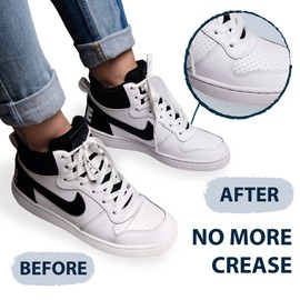 SULPO 2 Pairs Crease Protectors - Anti-Wrinkle Shoe Protection - Sneakers Wrinkle Protection - Toe Box Shields - Shoes Shields Against Wrinkles - Trimmable - Mix - L / 8 UK M - 11,5 UK M