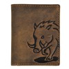 Jockey Club Genuine Leather Wallet with RFID Protection Natural Hunter