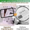 5X Magnifying Glass with Lightweight and Portable Full Page Magnifying
