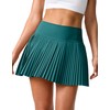 SANTINY Pleated Tennis Skirt for Women with Pockets Shorts Women's