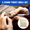 10Pcs Mini Twist Drill Bit Set, 0.6mm-2.2mm Micro Engraving Drill