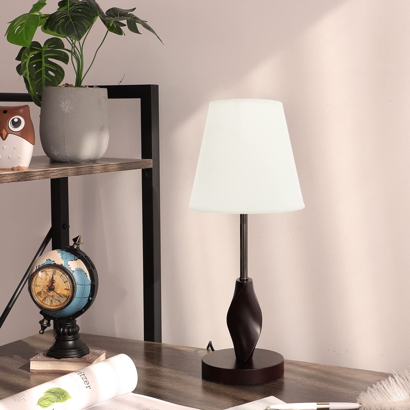 KESYOO Lamp Shade with Catch Only Umbrella Replacement Tabletop Fabric