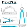 EBOOT Student Geometry Math Set, Drawing Compass and 6 Inch