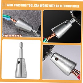 Housoutil 8pcs Tool for Drill Electric Wire Connector Cable Twisting Electrician Tool