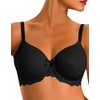 Chantelle Womens Rive Gauche Full Coverage Smooth Bra Black 36E