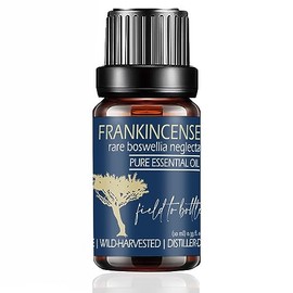 Balm of Gilead Frankincense and Myrrh Essential Oil for Skin - Rare Boswellia Neglecta Relieving Passive Organic Essential Oil - Fully Sustainable, Wild-Harvested, 2 Bottles of 10ml Each