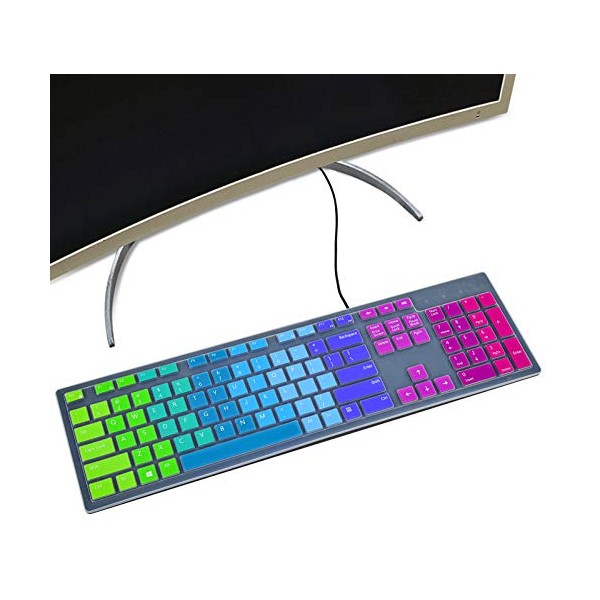 Colorful Keyboard Cover for Dell KM63 Wireless Keyboard & Dell