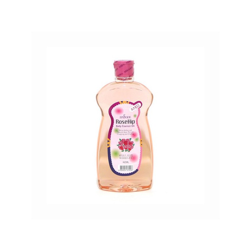 에피소드 로즈힙 바디 에센스 오일 465ml 마사지오일 Episode Rosehip Body