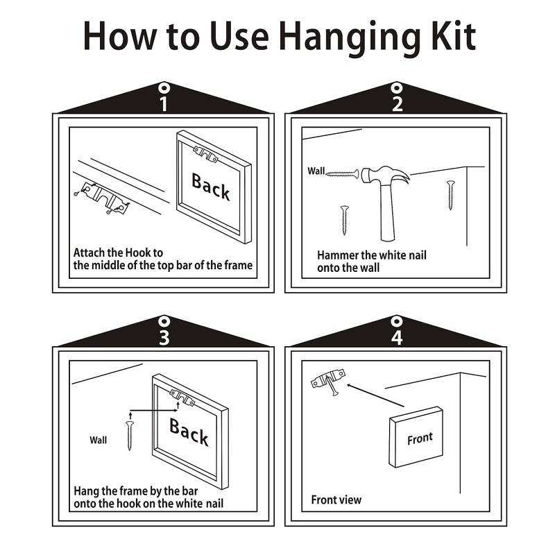 YONICA Christmas Canvas Wall Art for Holiday Decor - Winter