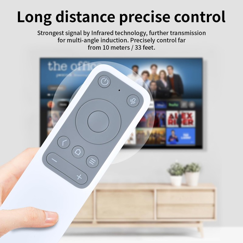 Voice New VA-LT002 Remote Control Replacement fit for VAVA 4K