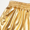 Mirawise Women's Metallic Shorts Summer Yoga Hot Shiny Sparkly Outfit