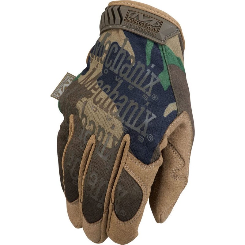 mechanix wear - original woodland camo gloves (medium, camouflage)
