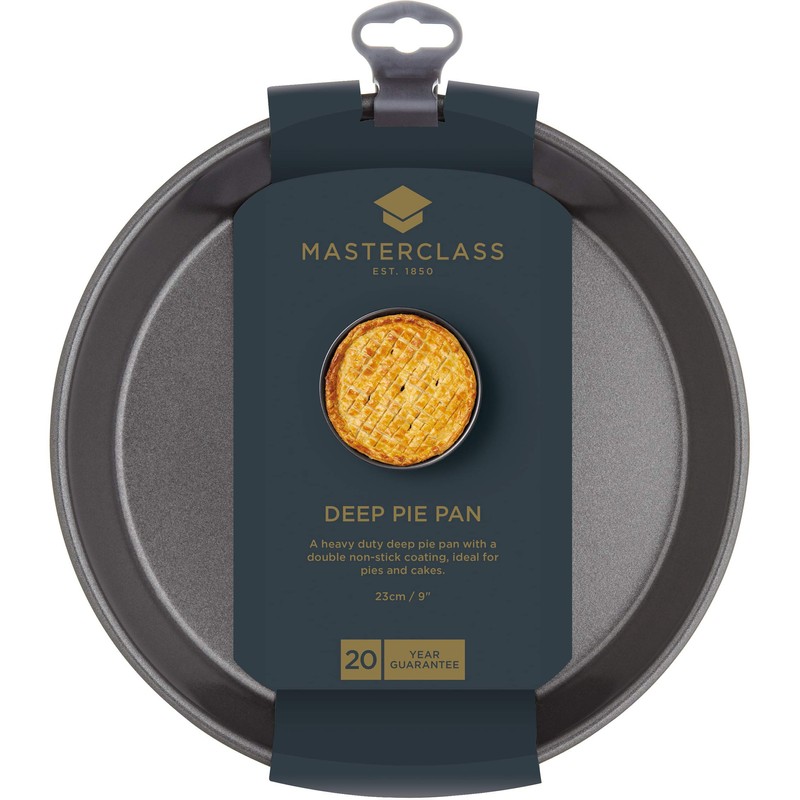 MasterClass 23 cm Deep Pie Dish with PFOA Non Stick,