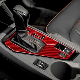 AIRSPEED Subaru Crosstrek GU Series 2023-2025 Dedicated Carbon Fiber Accessories Interior Parts Center Console Gear Shift Knob Panel Sticker Garnish Stylish Custom Subaru Crosstrek Dress Up Easy
