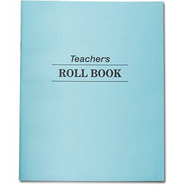Teachers Roll Book & Class Record, 48 Double Sided Sheets, 35 Student names per sheet. Ruled. 9 1/2 In X 7 1/2