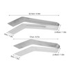 2pcs Stainless Steel Gardening Plants Transplant Tong Plant Remove Transplant