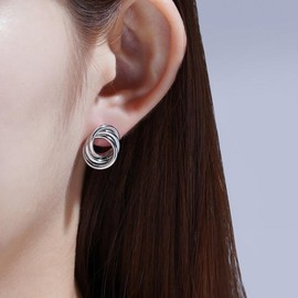[SUMMER BRIGHT]Round unit earringsOTE123706RWS stone color / [SUMMER BRIGHT]라운드 유닛 귀걸이OTE123706RWS 스톤컬러