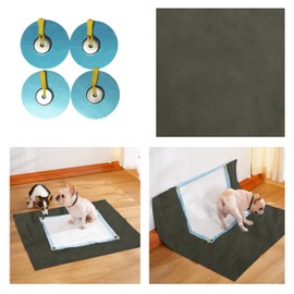 lovhanliv Multifunctional Heavy Duty Magnetic Training Pad Base-Holder, 28X28 inch Leak-Proof, Potty Training for Leg-Lifting Marking Dogs, Suitable for Multiple Size Pad, Machine Washable.