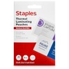 STAPLES Thermal Laminating Pouches, Business Card Size, 5 Mil, 25/Pack