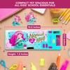 Decorably Pop Up Multifunctional Mermaid Pencil Case for Girls with
