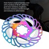 Mountain Bike TitaniumPlated Cooling Disc Brake Rotor 6 Nails Cycling