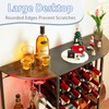 JKsmart Wine Bar Cabinet with LED Lights, Mini Wine Rack