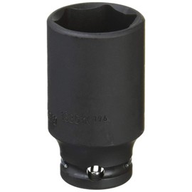 Koken 13301X-21 3/8 (9.5 mm) SQ. Impact Hexagonal Semi-Deep Socket (Thin) 0.8 inch (21 mm)
