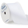 Ribbli White Double Faced Satin Ribbon, 2” x Continuous 10