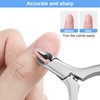 CGBE Cuticle Trimmer, Professional Cuticle Nippers Remover Tools, Non-Slip Silicone