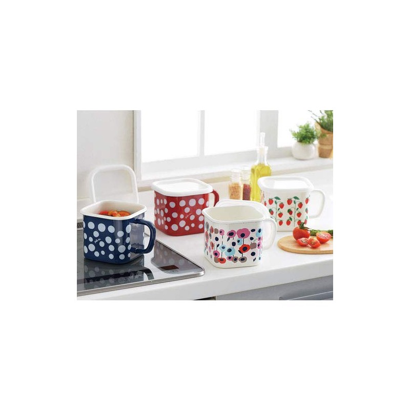 Plune. Enameled Multi-Square Pot (Compatible with Gas Fire and Induction