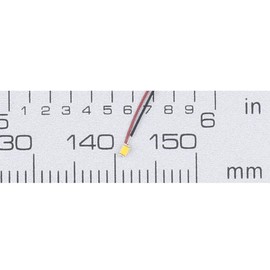 EDGELEC 20pcs Prewired 0603 Wram White SMD LED Light Emitting Diode DC 3V Micro Litz Length 7.8in. (20cm) Soldered Mini LED Lights for DIY Manual Model Toy Decoration