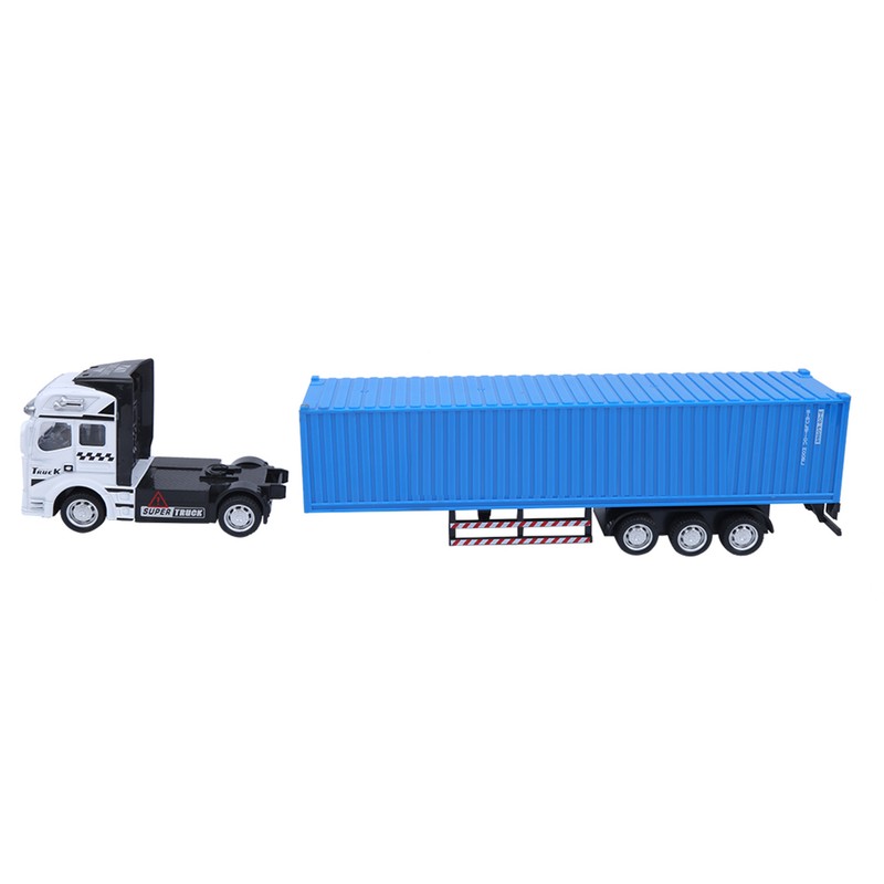 1: 48 Alloy Container Truck Model Toy Highly Simulation Children