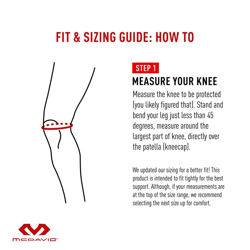 McDavid leg cuff Hexforce, royal blue, S (33-37 cm)